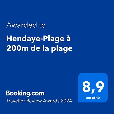 Hendaye-Plage A 200M De La Plage Exterior photo